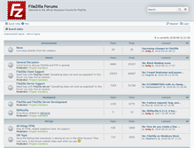 Tablet Screenshot of forum.filezilla-project.org